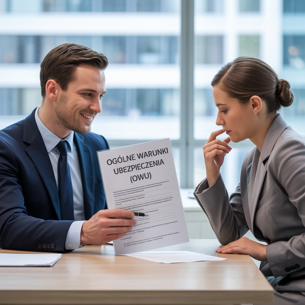 klientka czytająca OWU